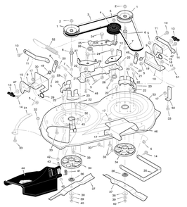 Part Location Diagram of 94059E701MA Briggs and Stratton BRKT - BRAKE MTG 38
